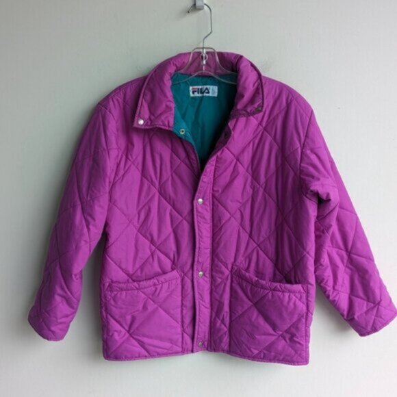Vintage Retro Fila Quilted Jacket - Picture 5 of 8